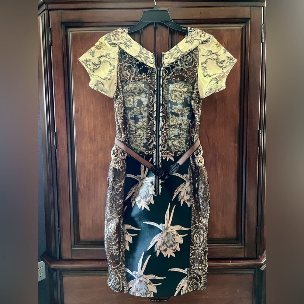 Embroidered Brocade Dress/Beguile by Byron Lars